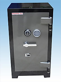 008TEAMZ OSMANİYE OFİS TİPİ OKSİJEN KESMEYE VE MATKAPLA DELMEYE KARŞI YÜKSEK GÜVENLİKLİ ÇELİK PARA KASASI 105*58*50CM 600KĞ ( 999€ )