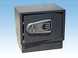 0025EYAGIR OFİS TİPİ KOLLU ELEKTRONİK ŞİFRELİ ACİL AÇMA ANAHTARLI ÇELİK PARA KASASI 33*35*25CM 20KĞ ( 399€ )
