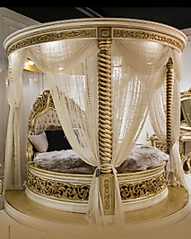İTALYAN YUVARLAK YATAK ODASI TAKIMI ( 59.999€ )+kdv