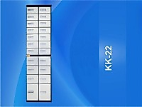 MK22 KODLU BİRİ RESEPSİYON GÖREVLİSİNDE  22 GÖZ KİRALIK KASA  214*50*50CM 265KĞ ( 950€ )+KDV