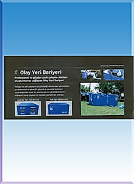 OLAY YERİ BARİYERİ ( 999€ )+KDV ÜCRETSİZ KARGO