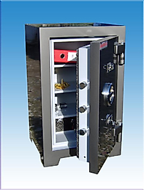 007TAS OFİS BOTAŞ TİPİ EXTRA TANK ZIRHLI TAM OTOMATİK KİLİTLEME TERTİBATLI TEK KAPILI ANAHTARLI ÇELİK PARA KASASI 80*50*45CM 295KĞ ( 999€ )