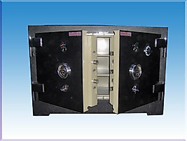 B120K2M1A4W Konya Tipi Kuyumcu Banko Vitrin Külçe AltIn KasasI ( SİYAH RENK ) 80*120*60cm 1.200Kg ( 1.800€ )