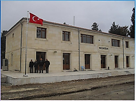 6 METRE TCDD MARDİN NUSAYBİN TİPİ 304  KALİTE KROM BAYRAK DİREGİ  ( 599€ )