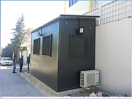 BR7 GAZİANTEP YARDIM ÖRGÜTÜ TİPİ KALEŞNİKOF ( AK47 ) TÜFEKTEN ATILAN 7,62*51mm KALİBRELİ ZIRH DELİCİ MÜHİMMATA DAYANIKLI ZIRHLI GÜVENLİK KABİNİ DIŞ 300*360*180CM 18TON ( 19999€ )
