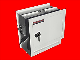 040DA GAZİANTEP TABANINDA 10CM GİZLİ GÖZLÜ İNGİLİZ ANAHTARLI YÜKSEK GÜVENLİKLİ ANKASTRE DUVAR KASASI 40*50*30CM 42KĞ ( 475€ )