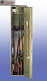 3 TÜFEKLİK ANAHTARLI TÜFEK KASASI ( G3 TÜFEK SİLAH KASASI ) 150*30*35CM 50KĞ ( 1500€  )+KDV ADRESE TESLİM ( GUN SAFE )