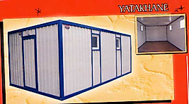Prefabrik Konteyner 240*270*750cm 2000Kg ( 4.999€ )+kdv ADRESE TESLİM
