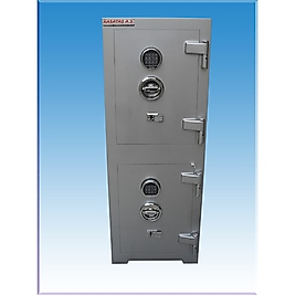 0011E2AÜK BİLECİK BOZHÖYÜK TİPİ ELEKTRONİK ŞİFRELİ ALT ÜST AYRI KASA MODEL YÜKSEK GÜVENLİKLİ ÇELİK PARA KASASI 134*50*45CM 500KĞ ( 1999€ )