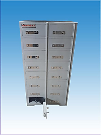 16 GÖZLÜ AYDIN NAZİLLİ KARİN TİCARET OTEL EMANET KASASI 109*56*30CM 100KĞ ( 1599€ )+KDV