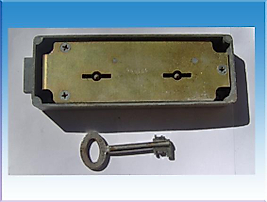 . SÜPER ÖZEL BANKA KİRALIK EMANET KASASI  KİLİTİ 1.000.000 KOMBİNASYONLU 2*14*5CM 500GR ( 49€ )+KDV ADRESE TESLİM