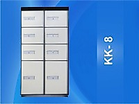 MK8 GÖZLÜ KİRALIK KASA ( 6 ORTA BOY 2 BÜYÜK BOY GÖZLÜ )  110*50*50CM 125KĞ ( 1799€ )+KDV ADRESE TESLİM
