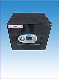 01LCD BELEDİYE TİPİ LCD EKRANLI VE ACİL AÇMA KİLİTLİ ELEKTRONİK ÇELİK PARA KASASI 34*42*38CM 75KĞ ( 499€ )