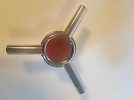 , KÜÇÜK BOY 3 ADET YUVARLAK PARMAKLI 60MM ÇAPINDA YUVARLAK GÖVDELİ 3 LÜ BANKA KAPISI KOLU ( 49€ )+KDV
