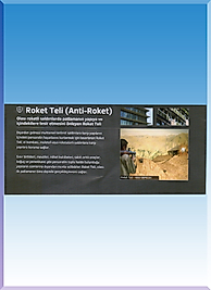 2NN 1M2 ROKET TELİ ( ANTİ ROKET ) ( 199€ )+KDV ÜCRETSİZ KARGO