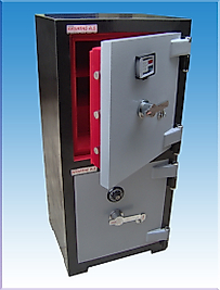 009Z2EM ALMAN TİPİ ALT ÜST TANK ZIRHLI ELEKTRONİK VE MEKANİK ŞİFRELİ ÇELİK PARA KASASI 115*55*45CM 400KĞ ( 2299€ )