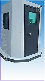 KULE ÜSTÜ TİPİ BR7 BALİSTİK ASKERİYE TİPİ KURŞUN GEÇİRMEZ ÇELİK NÖBET KULÜBESİ İÇ ÖLÇÜSÜ 240*120*120CM 7TON ( 17000€ )+KDV