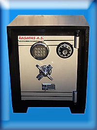 002EMA ADAPAZARI OFİS TİPİ ELEKTRONİK ŞİFRELİ VE MEKANİK ŞİFRELİ ÇELİK PARA KASASI 55*45*39CM 120KĞ ( 750€ )