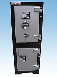 0010E21AD AFYON OFİS TİPİ 2  ELEKTRONİK ŞİFRELİ  YÜKSEK GÜVENLİKLİ ÇELİK PARA KASASI 125*45*40CM 270KĞ ( 899€ )