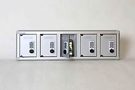 ELEKTRONİK ŞİFRELİ 5 GÖZLÜ CEP TELEFONU DOLABI Ölçü: 10 X 72.4 X 21 h ( 999€ )+KDV ADRESE TESLİM