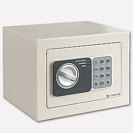 0017SİE  ANTALYA OTEL ODA TİPİ ELEKTRONİK KASA ( ACİL AÇMA ANAHTARLI ) 17*23*17CM 2.730GR ( 49€  )+KDV