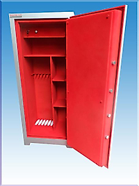 0170AG3 ŞIRNAK HAVAALANI TİPİ SİLAH KASASI ( 7 ADET G3 TÜFEKLİK VEYA 50 TABANCA KAPASİTELİ ) DIŞ 170*70*50CM İÇ 144*58*34CM 207Kg ( 1699€ )