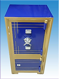 007AÖ ÖZEL OFİS TİPİ ALTI DOLAPLI  ÇELİK PARA KASASI 85*45*39CM 160KĞ ( 499€ )+KDV