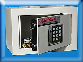 025YEO BUTİK OTEL TAM DİJİTAL OTORLU ELEKTRONİK ŞİFRELİ  OTEL ODA KASASI 25*35*25CM 8KĞ ( 168€ )