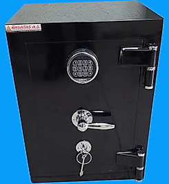 003SPRSAN OFİZ TİPİ TEKKAPILI AYAKSIZ  ÇELİK PARA KASASI 61*45*40CM İÇ ÖLÇÜSÜ 47*33*22CM 160KĞ ( 710€ )