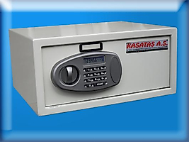 0043VEMUSİEK ANTALYA OTEL ODA TİPİ LCD EKRANLI ELEKTRONİK ŞİFRELİ  LAPTOP KASASI 20*43*35cm 12Kg ( 99€ )