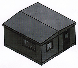 TAŞINABİLİR TİPİ BR7 BALİSTİK BETON KURŞUN GEÇİRMEZ WCLİ VE LAVABOLU 2 KAPILI ÇELİKLİ BR7 NÖBET KULÜBESİ İÇ ÖLÇÜSÜ 240*500*440CM 38TON ( 189999EURO )