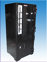 0013ÇZMGÜLDAŞ OFİS TİPİ ALTI DOLAPLI YÜKSEK GÜVENLİKLİ ÇELİK PARA KASASI 155*70*55CM 500KĞ ( 1.550€ )