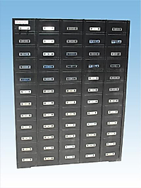 60 GÖZLÜ GÜRCİSTAN BATUM PLAZA OTEL ODA RESEPSİYON KASASI ( GEORGİA BATUMİ LTD ) 164*125*30CM 335KĞ ( 6999€ )