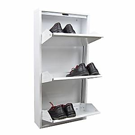 3 LÜ METAL AYAKKABILIK BİNALARDA DAİRE ÖNÜ İÇİN 103*50*15CM 10KĞ ( 499€ )