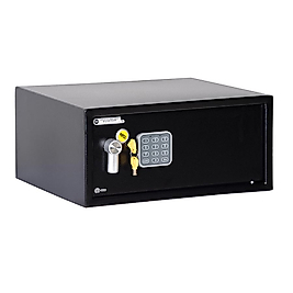 *043NATO ALARMLI KOLLU ELEKTRONİK ŞİFRELİ VE ACİL AÇMA ANAHTARLI LAPTOP KASASI 20*43*35CM 11KĞ ( 199 € )