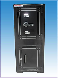 0010AFA OFİS TİPİ ALTI DOLAPLI ÖZEL MAYMUNCUK AÇMAZ ANAHTARLI LAMA KOLLU ÇELİK PARA KASASI 125*55*45CM 270KĞ ( 999€ )