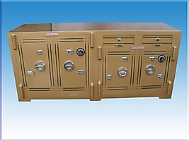 B200DBA DİYARBAKIR YÜKSEK GÜVENLİKLİ BANKO TİPİ  2 MEKANİK ŞİFRELİ  8 ÖZEL ANAHTARLI KUYUMCU KASASI 90*200*65CM 2 TON ( 2.999€ )