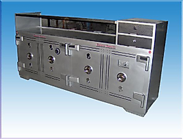 B230DÇ2K4PR1M1YMV 230 BANKO TİPİ KUYUMCU KASASI  6 ANAHTARLI 1 ADET MEKANİK 1 ADET PARMAK İZİ ŞİFRELİ ) 85*230*60CM 3 TON ( 4.600€ )