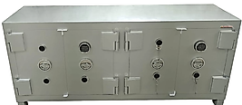 4 KAPILI BANKO TEZGAH TİPİ KUYUMCU ALTIN VE GÜMÜŞ İÇİN VE ÇELİK PARA KASASI 80*200*60CM 2000kğ ( 2999€ )+KDV