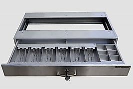 GÜLLÜOGLU BAKLAVA TİPİ 6 KAĞIT PARA 6 BOZUK PARA GÖZLÜ BANKA TİPİ PARA ÇEKMECESİ 9*64*45CM 9.5KĞ ( 169€ )