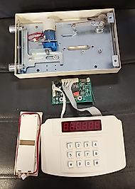 OTEL ODA KASASI KREM RENK ELEKTRONİK ŞİFRESİ ( 199€ )+KDV