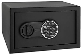 020YHSL OTEL TİPİ KOLLU  ELEKTRONİK ŞİFRELİ ACİL AÇMA ANAHTARLI OTEL ODA KASASI 20*32*20CM 7KĞ ( 49€ )