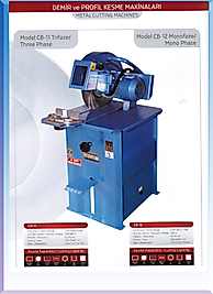 CD 11 12 3 HP MOTORLU MONOFAZE 400*3*40 TESTERELİ AYAKLI TİPİ ( 666€ )+KDV ADRESE TESLİM