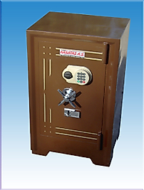 004ES ANKARA TİPİ TEK KAPILI  ELEKTRONİK ÇELİK PARA KASASI 70*44*38CM 140KĞ ( 699€ )