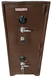 010M2A2 DIŞ İŞLERİ TİPİ 2 ADET MEKANİK ŞİFRELİ ALTI DOLAPLI ÇELİK PARA KASASI 125*55*45CM 250KĞ ( 1250€ )+KDV
