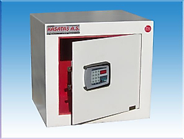 MOBİLYA DOLAP İÇİ ELEKTRONİK PARA KASASI ( ACİL AÇMA ANAHTARLI ) 42*44*39CM 25KĞ ( 399€ )
