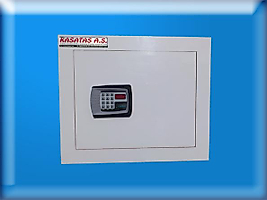 48 ANAHTAR YERLİ GAZİANTEP TİPİ TAM DİJİTAL LCD EKRANLI ACİL AÇMA ANAHTARLI ELEKTRONİK ŞİFRELİ ZIRHLI ANAHTAR DOLABI 50*75*9CM 13KĞ ( 499€ )