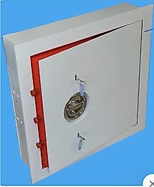 060G VİLLA TİPİ GÖMME KIRMA KOLLU 2 ANAHTARLI ANKASTRE DUVAR KASASI 60*60*14CM ( 599€ )+KDV