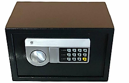 0020CRNİE  HSL OTEL ODA TİPİ ELEKTRONİK KASA ( ACİL AÇMA ANAHTARLI ) 20*30*20CM 5.130GR ( 49€  )+KDV
