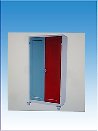 0180TNARK ORTADOĞU TİPİ TEKERLİ İÇİ ANAHTARLI DOLAPLI ALARMLI NARKOTİK DOLABI ( Narcotic cupboard ) 45 x 90 x 180cm 40KĞ ( 999€ )